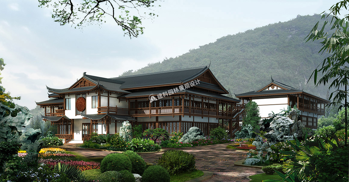 不同風格、類型的建筑及其建筑不同部位的植物配置